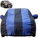 Autofact Car Body Cover with Mirror Pockets Compatible for Kia Carens (Triple Stitched, Bottom Fully Elastic, Royal Blue Color)