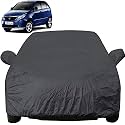 Autofact Car Body Cover with Mirror Pockets Compatible for Tata Indica (Triple Stitched, Bottom Fully Elastic, Dark Grey)