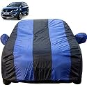 Autofact Car Body Cover with Mirror Pockets Compatible for Tata Hexa (Triple Stitched, Bottom Fully Elastic, Royal Blue Color)