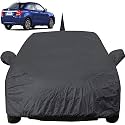Autofact Car Body Cover with Mirror Pockets Compatible for Maruti Swift Dzire (2017/2018) (Triple Stitched, Bottom Fully Elastic, Black Color)
