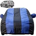 Autofact Car Body Cover with Mirror Pockets Compatible for Toyota Innova Hycross (Triple Stitched, Bottom Fully Elastic, Royal Blue Color)