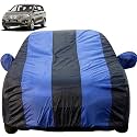 Autofact Car Body Cover with Mirror Pockets Compatible for Toyota Rumion (Triple Stitched, Bottom Fully Elastic, Royal Blue Color)