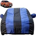 Autofact Car Body Cover with Mirror Pockets Compatible for MG Astor (Triple Stitched, Bottom Fully Elastic, Royal/Navy Blue)