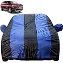 Autofact Car Body Cover with Mirror Pockets Compatible for Jeep Meridian (Triple Stitched, Bottom Fully Elastic, Royal Blue Color)