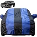 Autofact Car Body Cover with Mirror Pockets Compatible for Hyundai Santa Fe (Triple Stitched, Bottom Fully Elastic, Royal Blue Color)