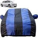 Autofact Car Body Cover with Mirror Pockets Compatible for Volkswagen Passat (Triple Stitched, Bottom Fully Elastic, Royal Blue Color)