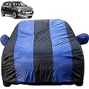 Autofact Car Body Cover with Mirror Pockets Compatible for Hyundai Alcazar (Triple Stitched, Bottom Fully Elastic, Royal Blue Color)