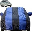 Autofact Car Body Cover with Mirror Pockets Compatible for Skoda Laura (Triple Stitched, Bottom Fully Elastic, Royal Blue Color)