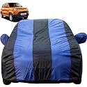 Autofact Car Body Cover with Mirror Pockets Compatible for Maruti Spresso (Triple Stitched, Bottom Fully Elastic, Royal/Navy Blue)