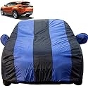 Autofact Car Body Cover with Mirror Pockets Compatible for Tata Harrier (Triple Stitched, Bottom Fully Elastic, Royal/Navy Blue)