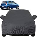Autofact Car Body Cover with Mirror Pockets Compatible for Hyundai Santro 2019/2020 (Triple Stitched, Bottom Fully Elastic, Grey)
