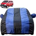 Autofact Car Body Cover with Mirror Pockets Compatible for Maruti Eeco (Triple Stitched, Bottom Fully Elastic, Royal Blue Color)