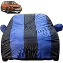 Autofact Car Body Cover with Mirror Pockets Compatible for Skoda Kushaq (Triple Stitched, Bottom Fully Elastic, Royal Blue Color)