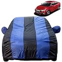 Autofact Car Body Cover with Mirror Pockets Compatible for New Honda Civic 2020 (Triple Stitched, Bottom Fully Elastic, Royal Blue Color)
