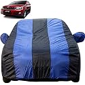 Autofact Car Body Cover with Mirror Pockets Compatible for Mahindra Xylo (Triple Stitched, Bottom Fully Elastic, Royal Blue Color)