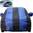 Autofact Car Body Cover with Mirror Pockets Compatible for Toyota Corolla Altis (2011 to 2014) (Triple Stitched, Bottom Fully Elastic, Royal Blue Color)