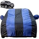 Autofact Car Body Cover with Mirror Pockets Compatible for Renaults Lodgy (Triple Stitched, Bottom Fully Elastic, Royal Blue Color)