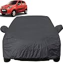 Autofact Car Body Cover with Mirror Pockets Compatible for Maruti Alto 800 (Triple Stitched, Bottom Fully Elastic, Black Color)