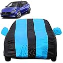 Autofact Car Body Cover with Mirror Pockets Compatible for New Hyundai Elite I20 2021 Onwards (Triple Stitched, Bottom Fully Elastic, Teak Blue Color)