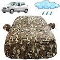 Autofact Waterproof Car Body Cover Compatible with Maruti Alto Old Model (2000 to 2014) with Mirror Pockets (Camouflage Design)