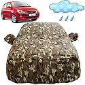 Autofact Waterproof Car Body Cover Compatible with Hyundai Getz (2007 to 2010) with Mirror Pockets (Camouflage Design)