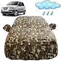 Autofact Waterproof Car Body Cover Compatible with Hyundai Santro Xing (2003 to 2018) with Mirror Pockets (Camouflage Design)