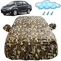 Autofact Waterproof Car Body Cover Compatible with Toyota Etios (2010 to 2022) with Mirror Pockets (Camouflage Design)