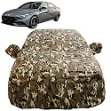 Autofact Waterproof Car Body Cover Compatible with Hyundai New Verna 2023 with Mirror Pockets (Camouflage Design)