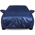Autofact 210D SuperDuper Waterproof Car Cover for Maruti XL6 (2019 to 2025) | All-Weather Protection, UV &amp; Heat Resistant, Windproof with Buckle Belt, Scratchproof &amp; Dustproof, Navy Blue Color