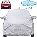 Autofact Waterproof Car Body Cover Compatible with Hyundai Grand I10 Nios (2019 to 2021) with Mirror and Antenna Pockets (Shinning Silver).