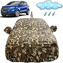 Autofact Waterproof Car Body Cover Compatible with Ford Ecosport (2013 to 2021) with Mirror and Antenna Pockets (Camouflage Design)