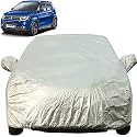 Autofact Waterproof Car Body Cover with Mirror Pockets Compatible for Maruti Ignis (Triple Stitched, Bottom Fully Elastic, Light Grey 2 X 2 Matty)