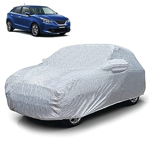 autofy car cover waterproof silvertech for maruti s-presso year 2019 onwards - s-presso car cover dust amp uv protection s-presso car body cover with mirror pocket soft cotton lining