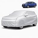 Autofy Car Cover Waterproof SilverTech for Honda Amaze (New) [Year 2018 Onwards] - Amaze (New) Car Cover Dust &amp; UV Protection Amaze (New) Car Body Cover with Mirror Pocket Soft Cotton Lining