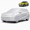 Autofy Car Cover Waterproof SilverTech for Renault Kiger [Year 2021 Onwards] - Kiger Car Cover Dust &amp; UV Protection Kiger Car Body Cover with Mirror Pocket Soft Cotton Lining