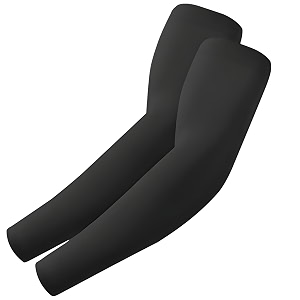 autofy aerox 300 gsm outdoor indoor use unisex arm sleeves uv tan protection for men women children with compression amp cooling effect pack of 1-2pcs black