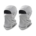 Autofy Face Mask for Bikers Riding Full Face Mask Balaclava for Men Black Mask for Bike Riding Accessories Cycling Accessories Mask for Men Women Rider Full Face Helmet Mask for Men Grey [Pack of 2]