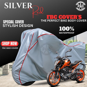 AutoGalaxy Waterproof Two Wheeler Cover for KTM