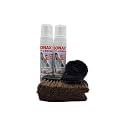 Autogeek SONAX Alcantara & Upholstery Cleaner Bundle | Removes Stains & Restores Color on Delicate Surfaces | Includes 2 x 250ml Bottles, Horse Hair Brush & Edgeless Towel | SON-206141-BUN