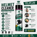 AUTOGROOMZ Foaming Helmet Cleaner Foam Cleaning for Helmet Anti-Bacterial Spray, Deep Clean Helmet Vehicle Interior Cleaner