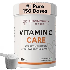 autoimmunity care vitamin c care  sodium ascorbate vitaminc powder 1000 mg  immunity booster antioxidant amp anti-aging support  skin heart brain amp cell health  vitamin-c supplements  150 servings