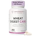 Autoimmunity Care Wheat Digest Care |Wheat Gluten Digestive Enzyme Supplement for Wheat & Gluten |Helps Digest Wheat, Maida & Grains |Digestive Enzymes for Bloating, Gas & Gut Health | 60 Caps & Doses