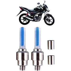 autokraftz magic tyre flashing flash bike wheel light for honda cb twister