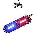 AutokraftZ Parking Light/Tail Light/Police Light Compatible With Bajaj Avenger Street 150 ( Red & Blue)