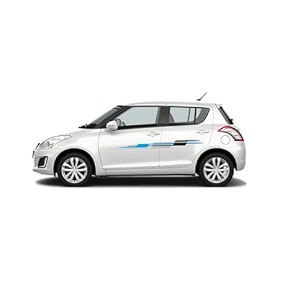car side decal stickers exterior graphics vinyl printed strips all universal car decorative body multicolored u16_blue