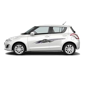 car side decal stickers exterior graphics vinyl printed strips all universal car decorative body multicolored u8_grey
