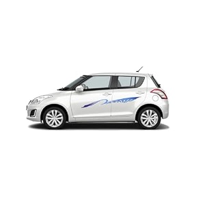 car side decal stickers exterior graphics vinyl printed strips all universal car decorative body multicolored u7_blue-self-adhesive