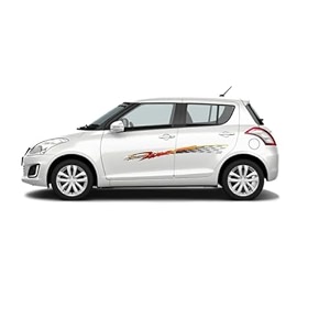 car side decal stickers exterior graphics vinyl printed strips all universal car decorative body multicolored u3_red-self-adhesive