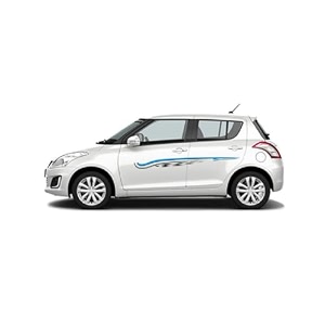 car side decal stickers exterior graphics vinyl printed strips all universal car decorative body multicolored u18_blue-self-adhesive