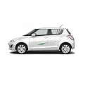Car Side Decal Stickers Exterior Graphics, Vinyl Printed Strips All Universal Car Decorative Body Multicolored U1_Green